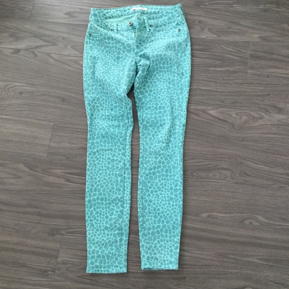 Blue leopard print Rich and Skinny jeans size 26 - Picture 5 of 8